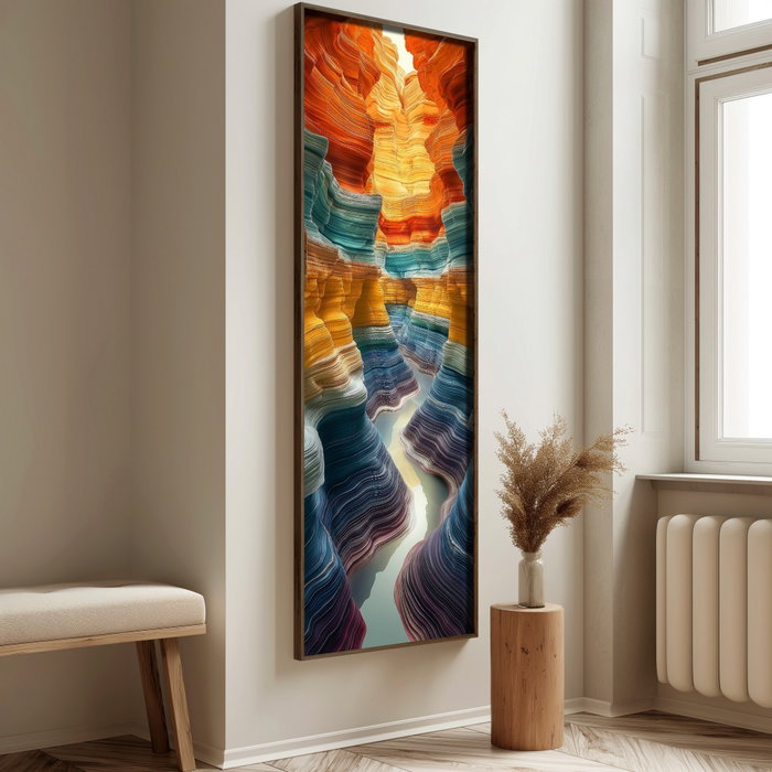Wallity Pintura Decorativa LONG023-S/120-40 Multicolor de 40 x 120 cm Wallity Pintura Decorativa LONG023-S/120-40 Multicolor de 40 x 120 cm